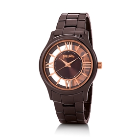 Time Illusion Big Case Ceramic Watch-